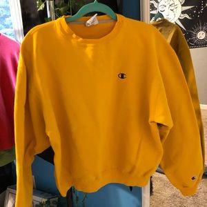 Yellow Champion Crewneck
